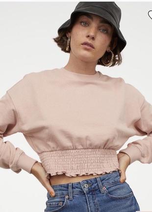 Світшот джемпер кроп h&m