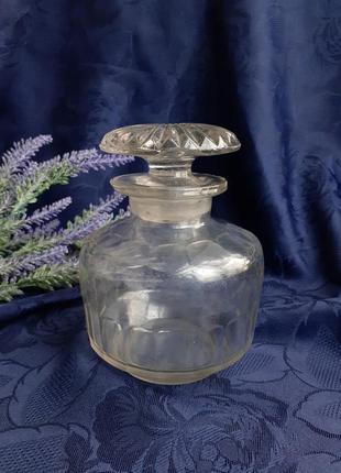 Мальцев! 19 век! антикварная чайница мальцевское стекло граненная банка притерта с линзой3 фото