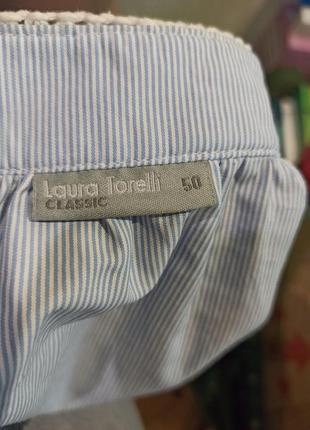 Красивая рубашка с вышивкой от laura torelli-50р.7 фото