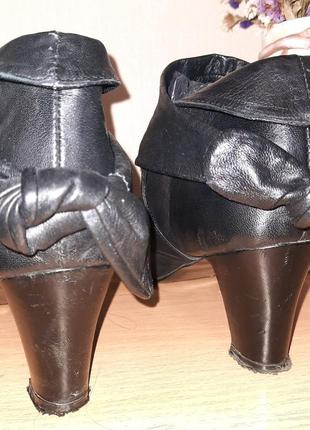 Кожаные туфли ботинки р-р 40 бренд san marino5 фото
