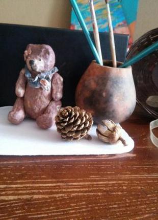 Мишутка.ватная игрушка.