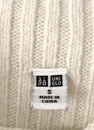Uniqlo свитер оригинал в рубчик шерсть2 фото