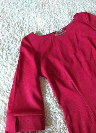 Шикарное красное платье 4