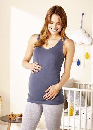 Майка-топ для вагітних для вагітних бузкова esmara якість фіолетовий пурпурний фіолетовий