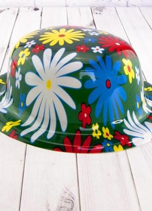 Шляпа маскарадная пластиковая цветы - цена за 4 штуки1 фото