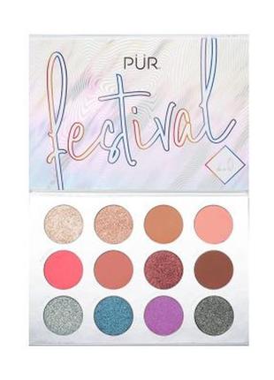 Палетка тени для век pür cosmetics festival 2.0 pur cosmetics