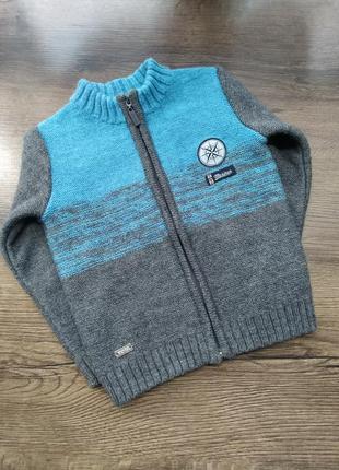 Кофта на молнии для мальчика 3-4 года тм bembi