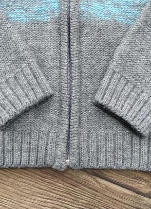 Кофта на молнии для мальчика 3-4 года тм bembi