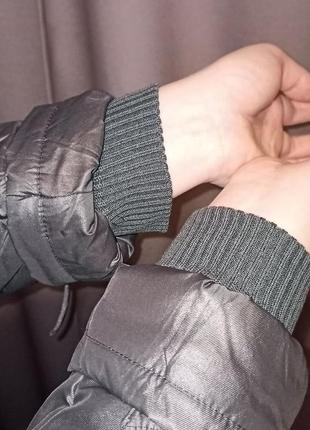 Куртка курточка подростковая демисезон серая металлик m-l7 фото