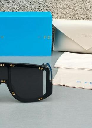 Fenty дуже стильні і модні жіночі сонцезахисні окуляри окуляри маска чорні1 фото