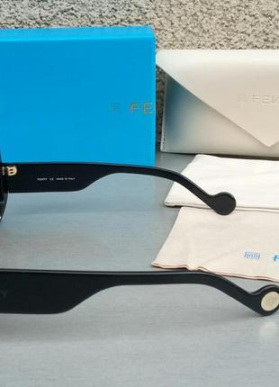 Fenty дуже стильні і модні жіночі сонцезахисні окуляри окуляри маска чорні4 фото