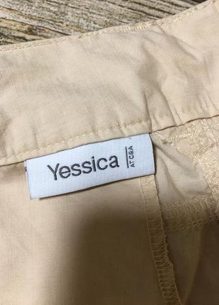 Лёгкие коттоновые брюки с поясом,хлопок yessica c&a6 фото
