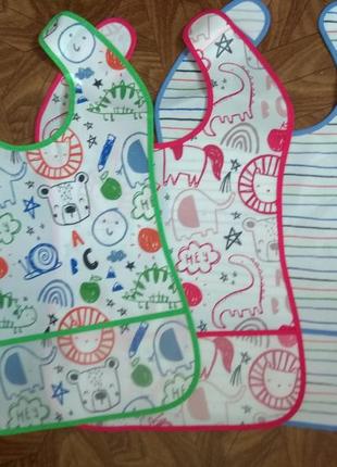 Детский нагрудник (слюнявчик)водонпроницаемый