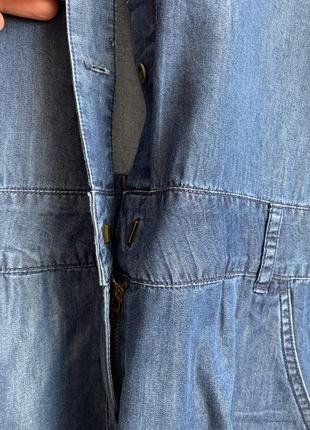 Легкий летний джинсовый комбинезон guess size xs7 фото