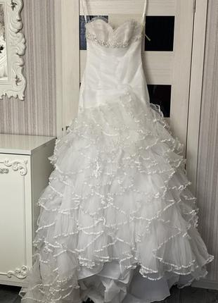 Французское свадебное платье4 фото