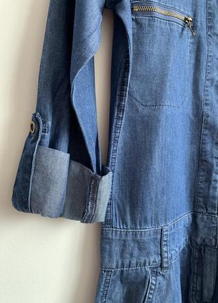 Легкий летний джинсовый комбинезон guess size xs6 фото