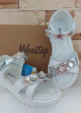 Модні босоніжки weestep для дівчинки р. 25-30 10