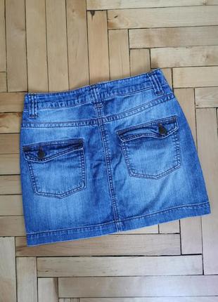 Міні-спідниця джинсова6 фото