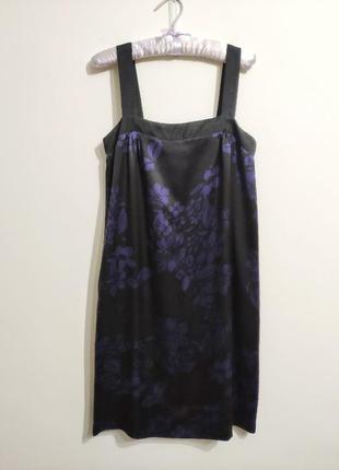 Дуже красива шовкова сукня(шелк 100%, платье-миди)2 фото