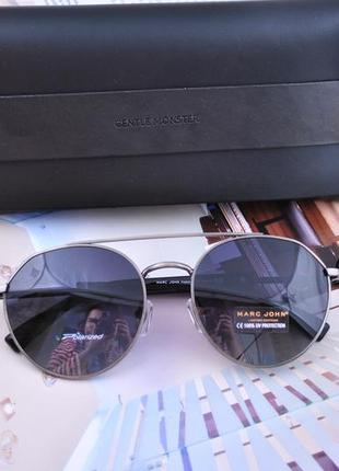 Фірмові круглі окуляри сонцезахисні marc john polarized mj07878 фото