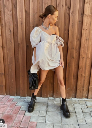 Круте оригінальне коротке плаття х/б