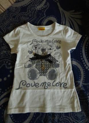 Нереальной крсоты футболка с медведем little berkle