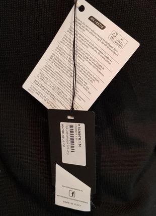 Джемпер светр "oblique creations" комбінований подовжений з блискавками (італія).9 фото