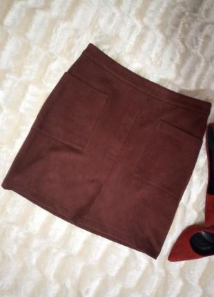 Юбка марсалового цвета dorothy perkins.