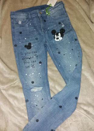 Джинси skinny fit & denim р. хс зріст 152 або 11-12років