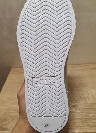 Белые оригинальные кеды кроссовки guess 35-36 размер оригинал8 фото