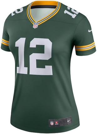 Женское джерси nike aaron rodgers green bay packers legend