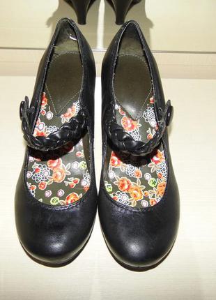 Туфли кожа - hush puppies uk 4 -стелька 23.5 см.