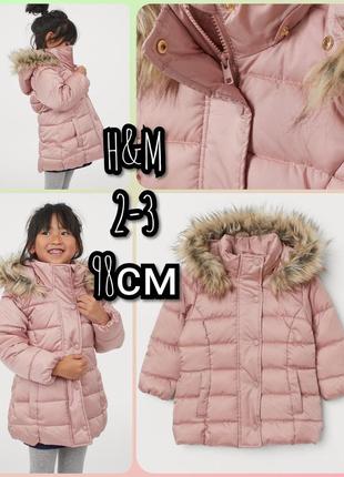 Куртка пальто h&m 98см 2-3 курточка