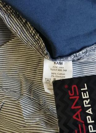 Фірмові англійські бавовняні стрейчеві шорти великого розміру kam jeans,нові з бірками.10 фото