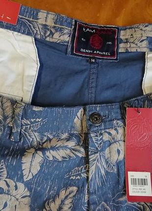 Фірмові англійські бавовняні стрейчеві шорти великого розміру kam jeans,нові з бірками.6 фото