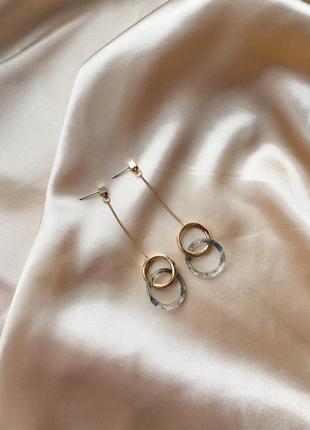 Серьги бижутерия сережки длинные