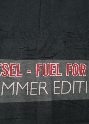 Большое пляжное /банное полотенце  diesel. дизель. новое