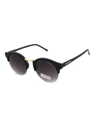 Солнцезащитные очки gabriela marioni однотонные чёрные1 фото