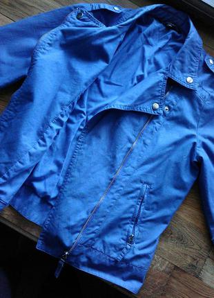 Синяя куртка - косуха2 фото