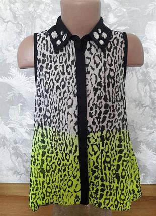 Шифоновая блузочка на 8-9 лет