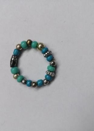 Колечко из бусин