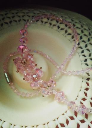 Колье, стекло.