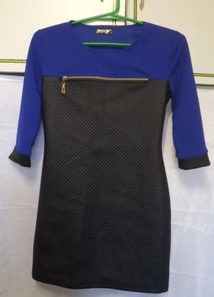 Крутое короткое женское платье. рукав три четверти