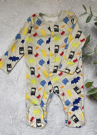 Слип george 0-3-6-9-12-18-24, 50-56-62-68-74-80-86-92, человечек, batman, бетмен