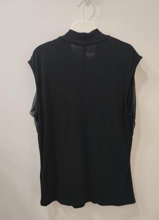 Черная летняя блуза karen millen, оригинал5 фото