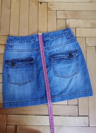 Міні-спідничка джинсова7 фото