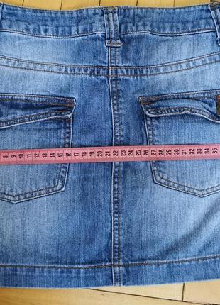 Міні-спідничка джинсова8 фото