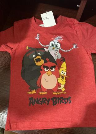 Футболка angry birds 2-4 p,