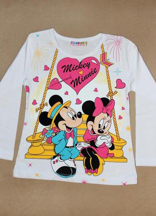 Яркий батник "mickey & minnie"