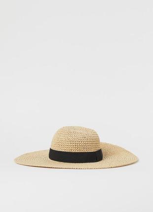 Солом'яний капелюх з стрічкою h&m p.m